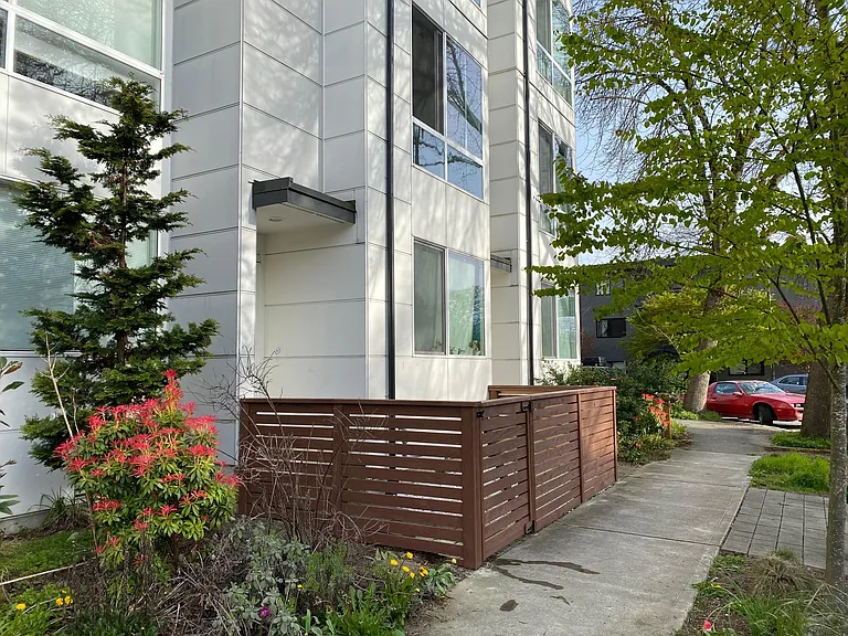 Front of townhouse