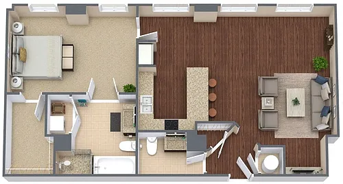 Floor plan Soho 6