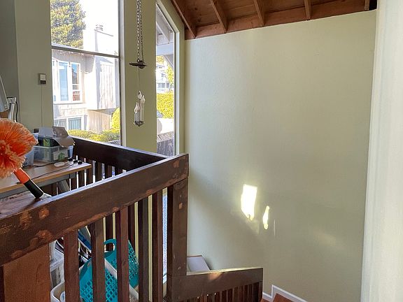 Stairs and long windows