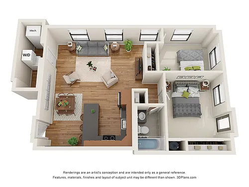 Floor plan 203