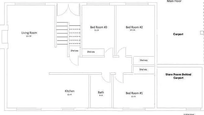 Main Level - Floor Plan