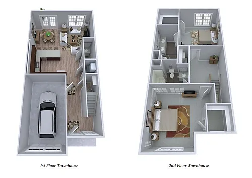 Floor plan Townhouse B