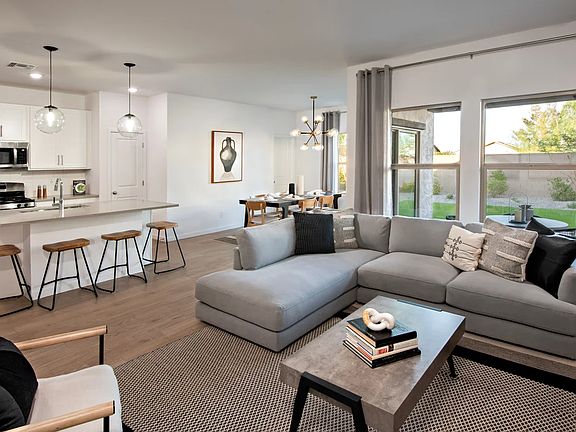 Great room with gorgeous flooring