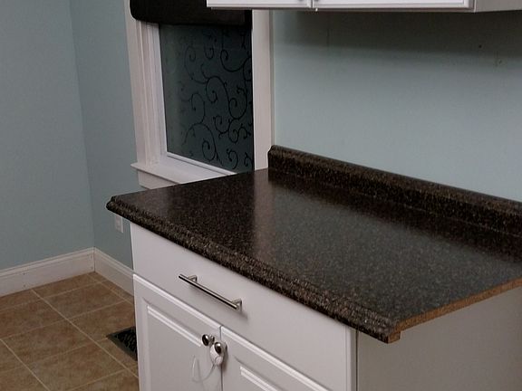 tile floor in dining room