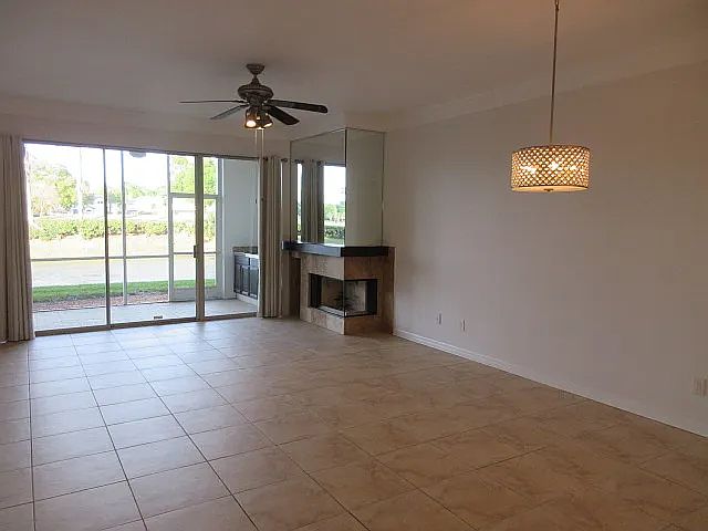 Combined living + dining areas