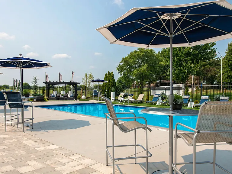 Discover an array of poolside relaxation spots for socializing, grilling, and unwinding, offering residents an array of options for indulgent fun and relaxation year-round.