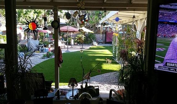 View from living room
