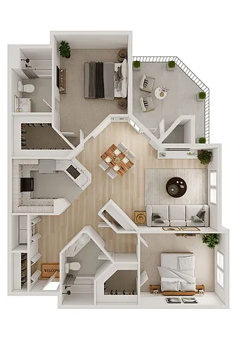 Floor plan B3R
