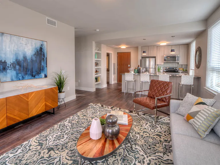 Living Room with Hard Surface Flooring