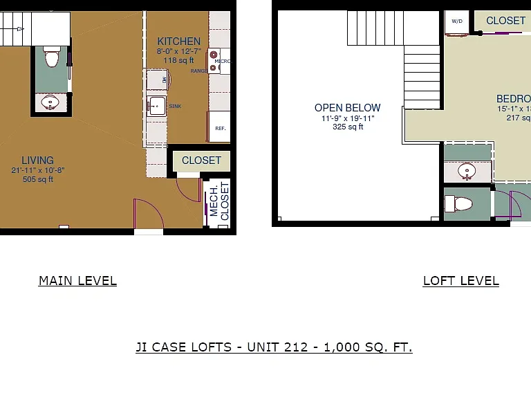 CASE 212 Floorplan