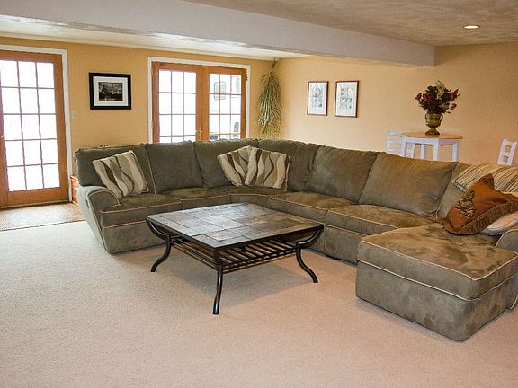 Oversized Family Room for your Big Screen TV.