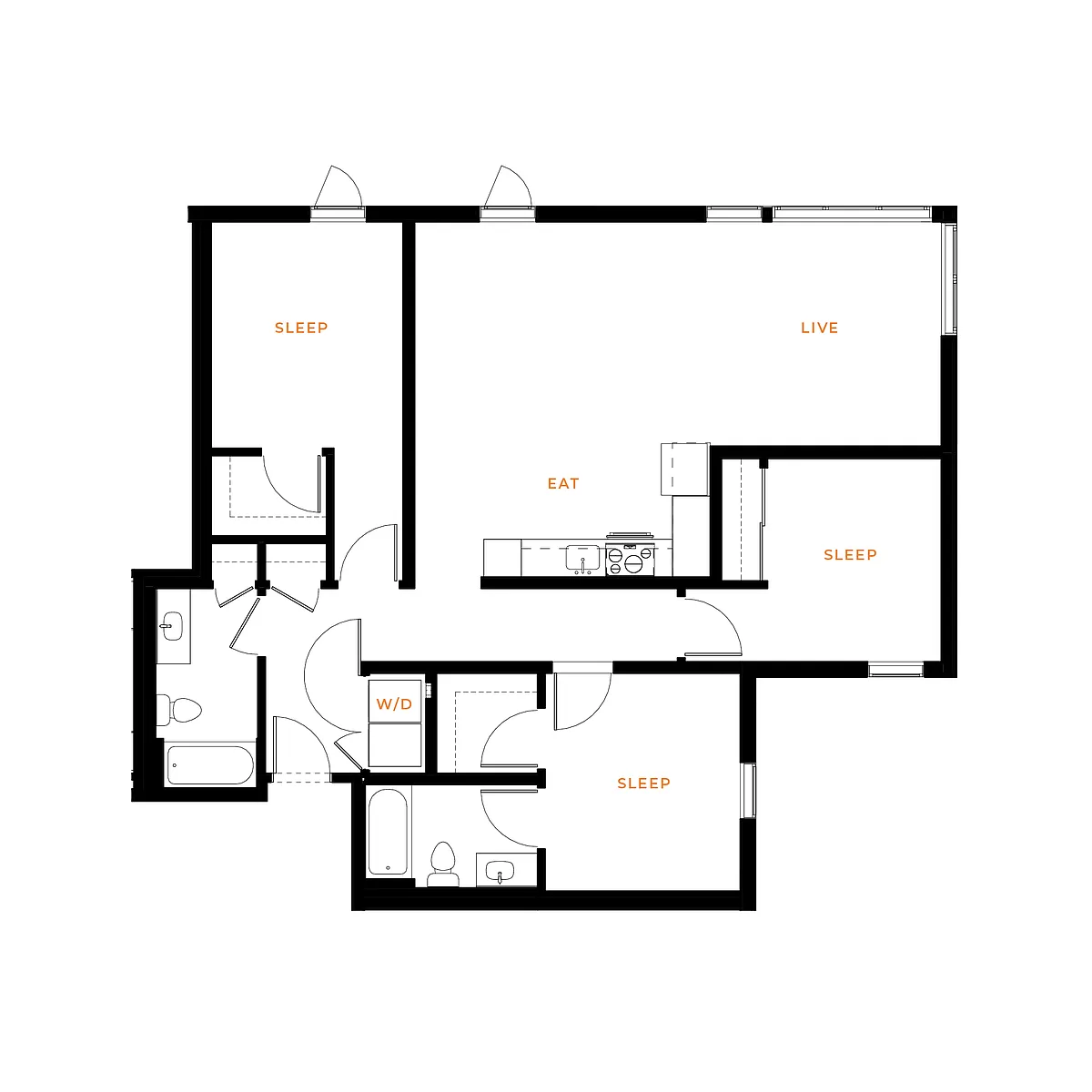 Floor plan C1