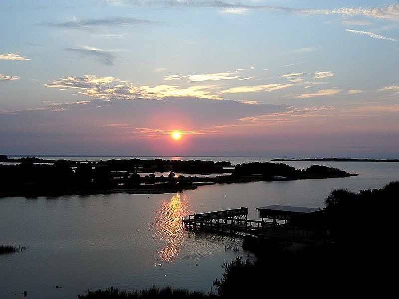 Sunrise in July from our balcony
