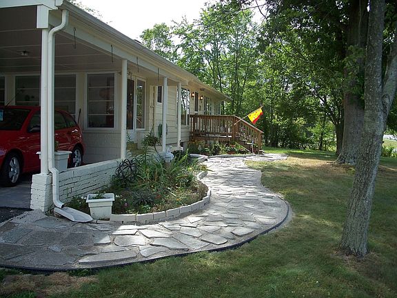 New Walkway and front porch!