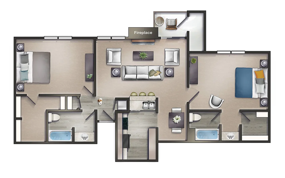 Floor plan The Apalachee