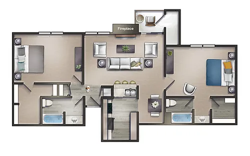 Floor plan The Apalachee