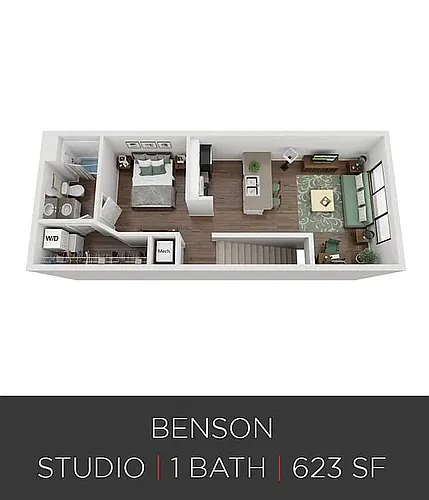 Floor plan Benson-Renovated