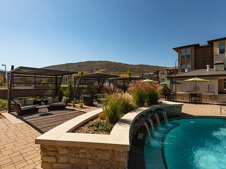 Resort Style Pool With Sun Deck