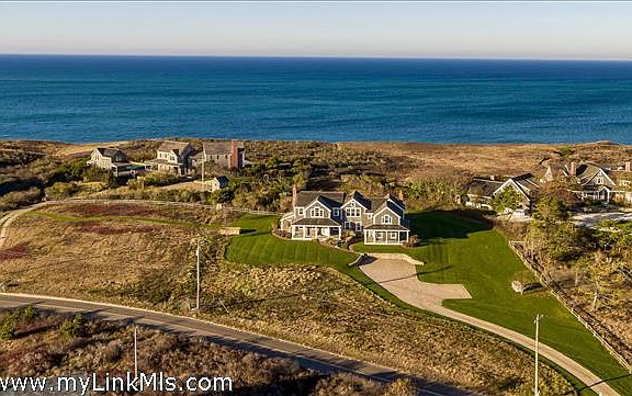 Aerial view facing N