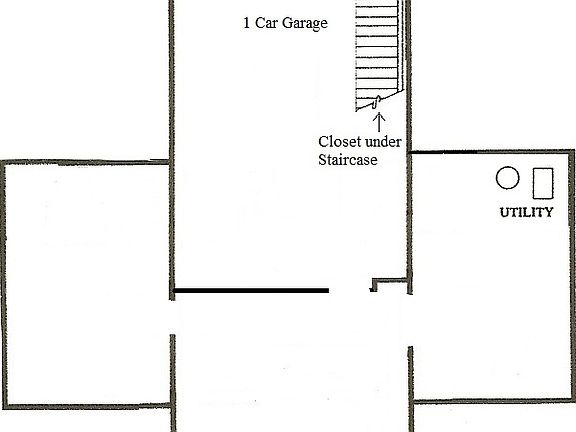 Basement Level with Garage and Storage