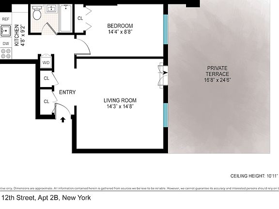 2nd image of 21 W 12th St APT 2B