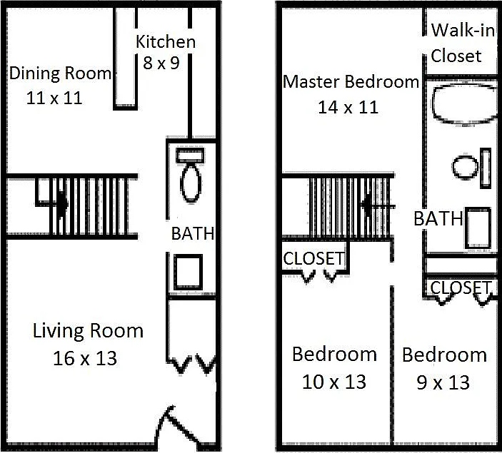 3 bed, 1.5 bath, 1030 sqft, $1,400 — Photo 3