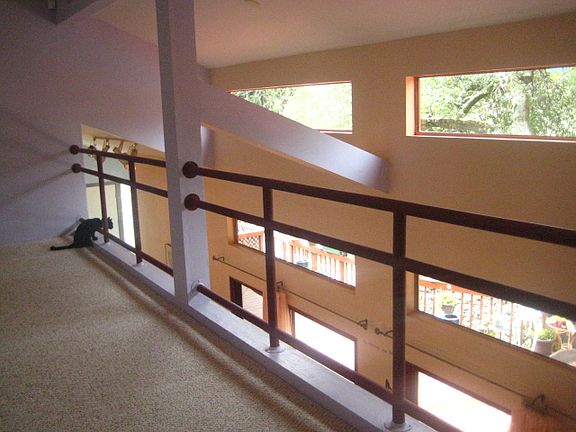 Catwalk on second floor