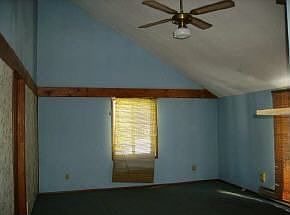 Master BR with vaulted ceiling