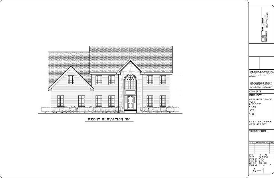 Front Elevation "B"