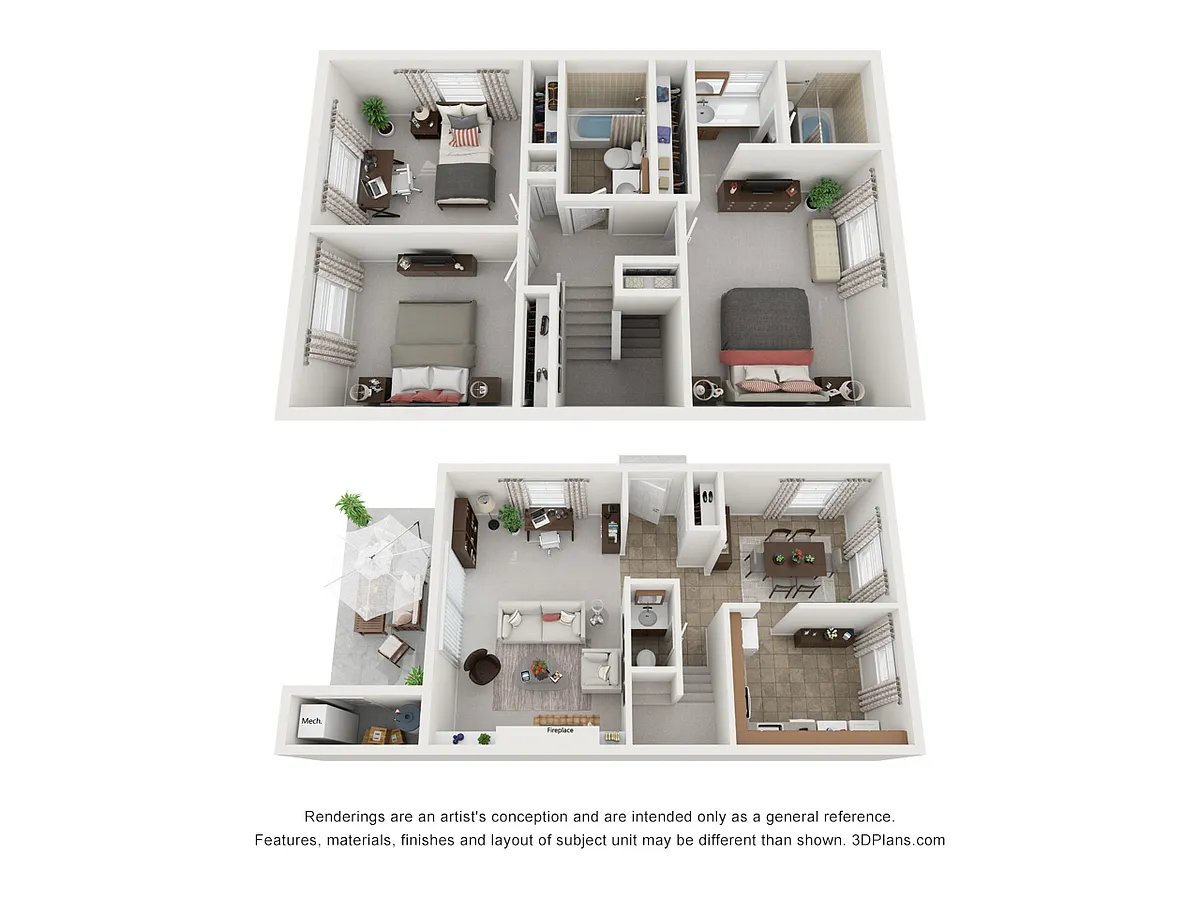 Floor plan Burgess