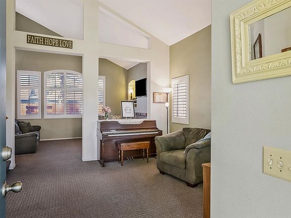 Entrance. Living room area.