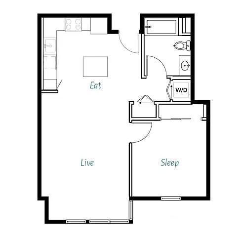 Floor plan A1- 1D