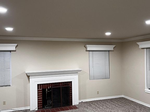 Living Room wit new LED Overhead Lighting