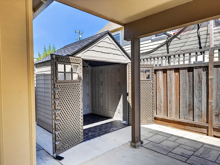 Brand New Large Exterior Storage Shed Included