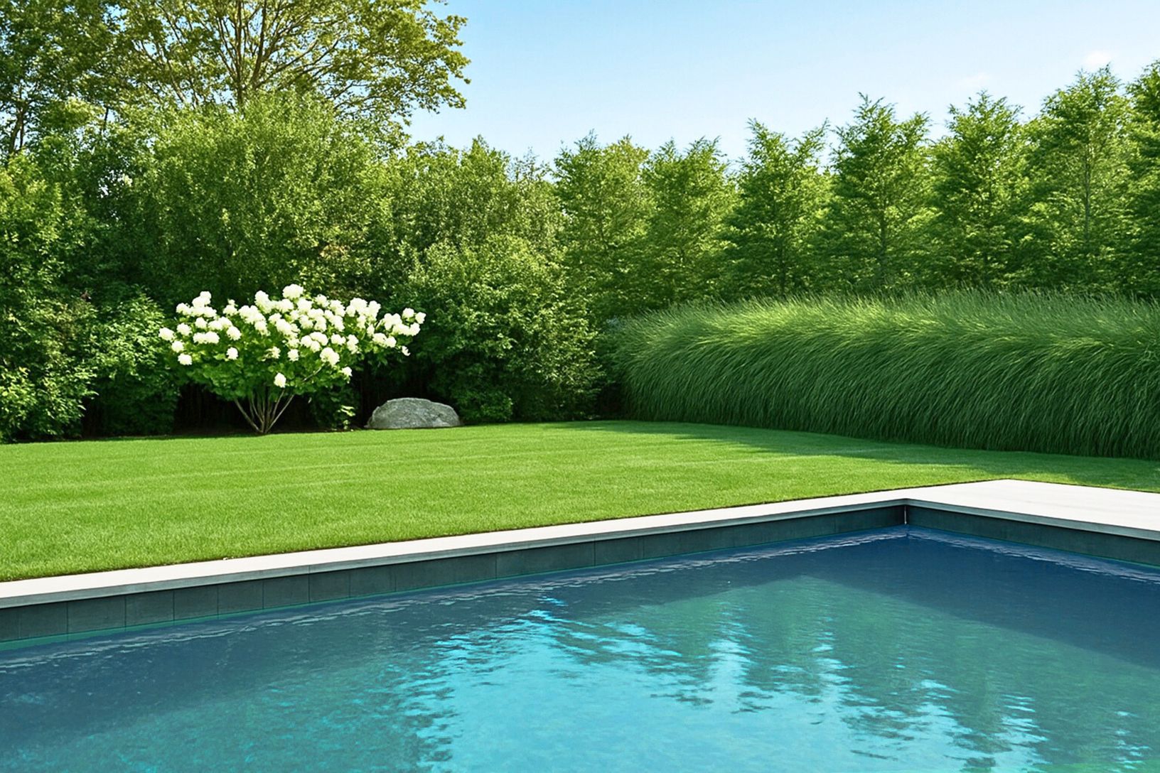 Gunite Pool + Outdoor Shower