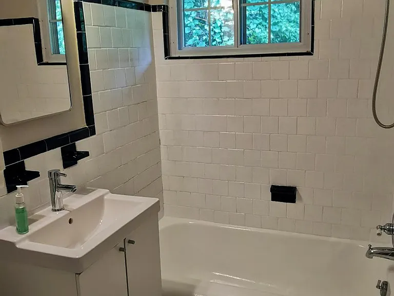 Hallway bathroom