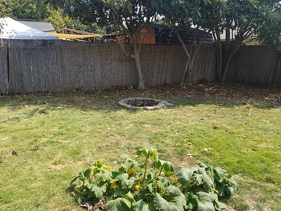 spacious backyard