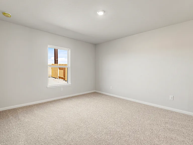 Spacious master bedroom.