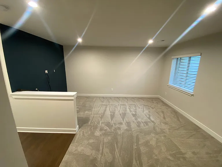Basement bonus room with natural light