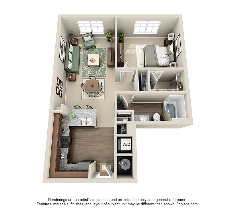 Floor plan 1E