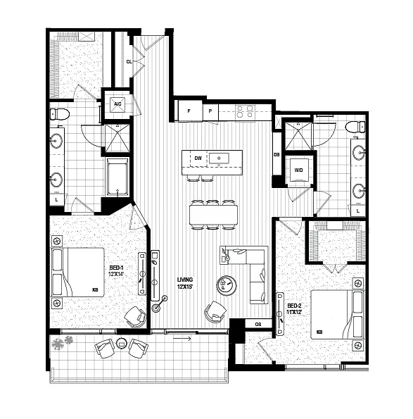 Floor plan B12