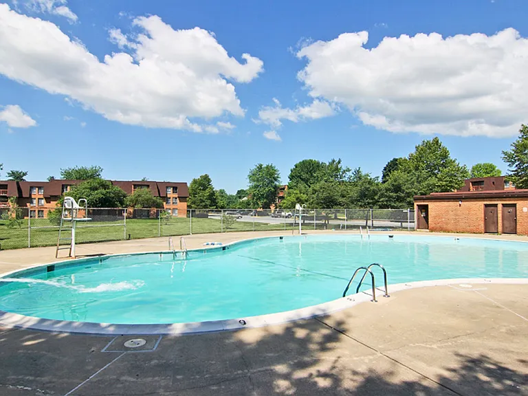 Pool with sundeck