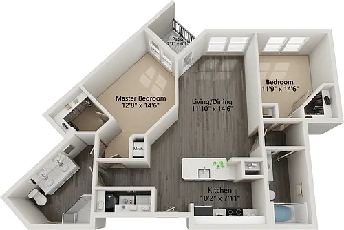 Floor plan B2