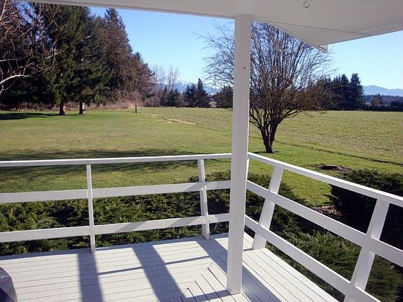 Deck off Family Room with Mt Baker in the Vista