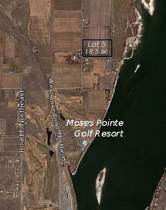 Located just Northeast of Moses Pointe