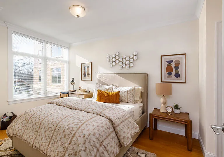 The Franklin Building at Hancock Village - Bedroom