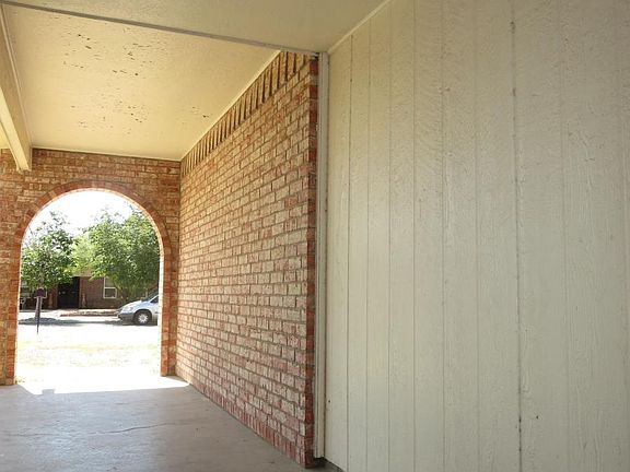 Covered Front Patio Entrance