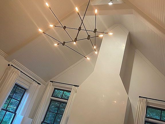 Vaulted 30 ft ceiling