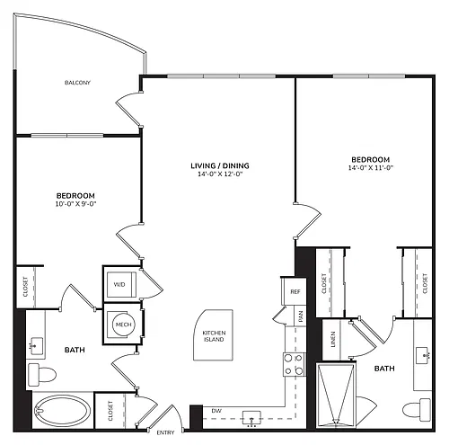 Floor plan B1