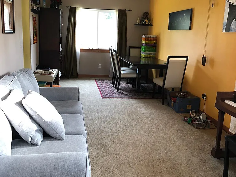 Separate dining area